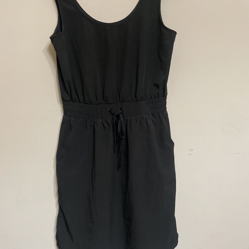 CALIA by Carrie Underwood NWOT Wom Black Sleeveless Drawstring Athletic Dress S